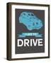 I Like to Drive Beetle 3-NaxArt-Framed Art Print