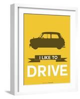 I Like to Drive Mini Cooper 1-NaxArt-Framed Art Print