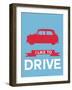 I Like to Drive Mini Cooper 3-NaxArt-Framed Art Print