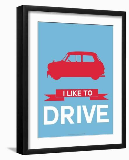 I Like to Drive Mini Cooper 3-NaxArt-Framed Art Print