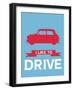 I Like to Drive Mini Cooper 3-NaxArt-Framed Art Print