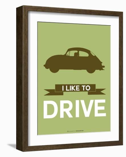 I Like to Drive Porsche 1-NaxArt-Framed Art Print