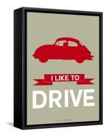 I Like to Drive Porsche 2-NaxArt-Framed Stretched Canvas