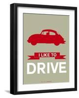 I Like to Drive Porsche 2-NaxArt-Framed Art Print