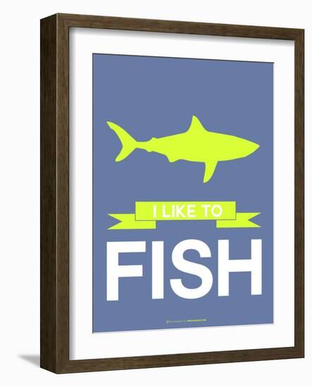 I Like to Fish 2-NaxArt-Framed Art Print