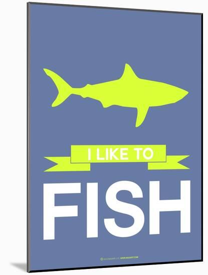 I Like to Fish 2-NaxArt-Mounted Art Print