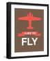 I Like to Fly 6-NaxArt-Framed Art Print