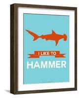 I Like to Hammer 1-NaxArt-Framed Art Print