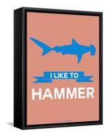 I Like to Hammer 3-NaxArt-Framed Stretched Canvas