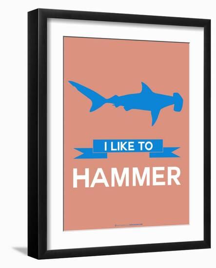 I Like to Hammer 3-NaxArt-Framed Art Print