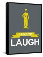 I Like to Laugh 1-NaxArt-Framed Stretched Canvas