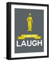 I Like to Laugh 1-NaxArt-Framed Art Print