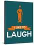 I Like to Laugh 2-NaxArt-Stretched Canvas