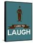 I Like to Laugh 3-NaxArt-Framed Stretched Canvas