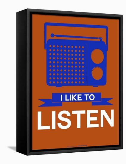 I Like to Listen 1-NaxArt-Framed Stretched Canvas