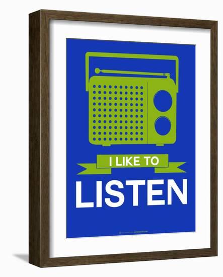 I Like to Listen 2-NaxArt-Framed Art Print