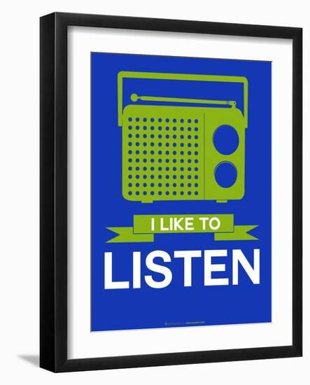 I Like to Listen 2-NaxArt-Framed Art Print