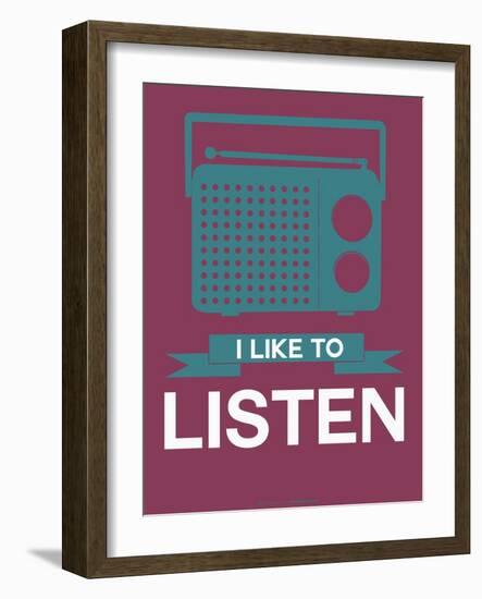 I Like to Listen 3-NaxArt-Framed Art Print