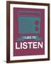 I Like to Listen 3-NaxArt-Framed Art Print