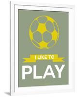 I Like to Play 1-NaxArt-Framed Art Print