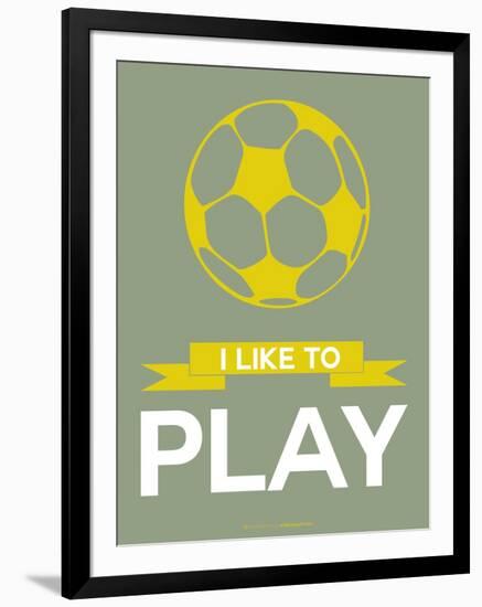 I Like to Play 1-NaxArt-Framed Art Print