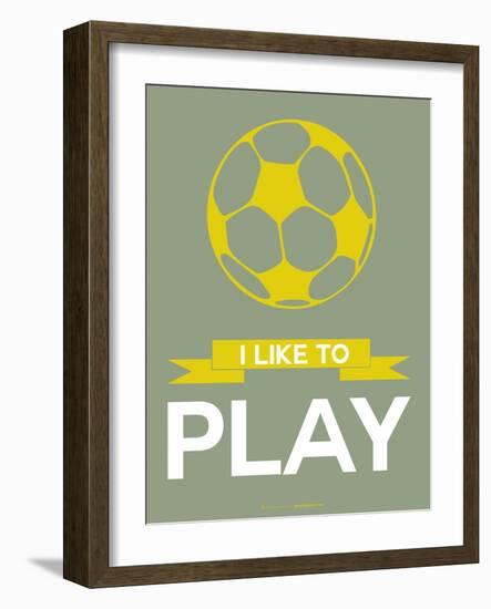 I Like to Play 1-NaxArt-Framed Art Print