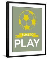 I Like to Play 1-NaxArt-Framed Art Print