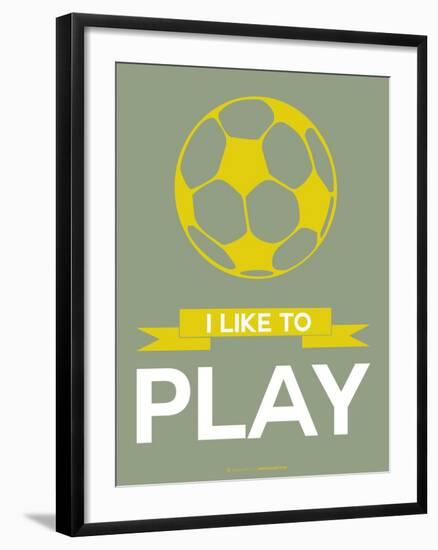 I Like to Play 1-NaxArt-Framed Art Print