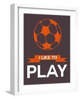 I Like to Play 2-NaxArt-Framed Art Print