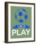 I Like to Play 3-NaxArt-Framed Art Print