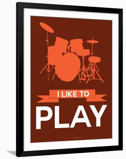 I Like to Play 4-NaxArt-Framed Art Print