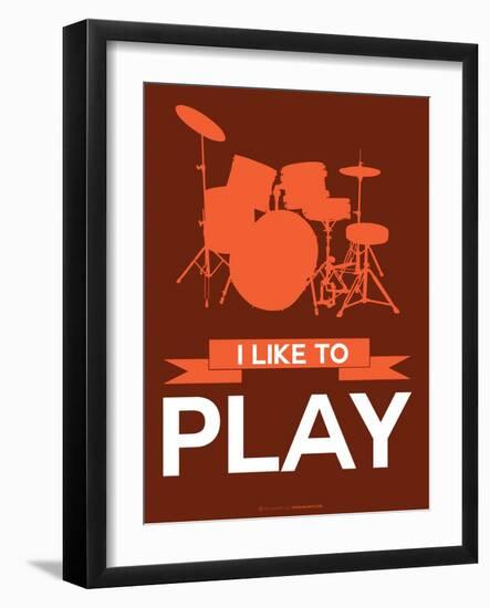 I Like to Play 4-NaxArt-Framed Art Print