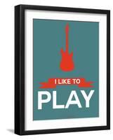 I Like to Play 7-NaxArt-Framed Art Print