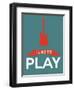 I Like to Play 7-NaxArt-Framed Art Print