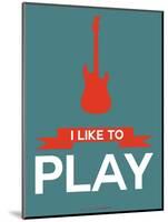 I Like to Play 7-NaxArt-Mounted Art Print