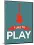 I Like to Play 7-NaxArt-Mounted Art Print