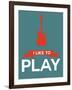 I Like to Play 7-NaxArt-Framed Art Print