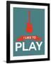 I Like to Play 7-NaxArt-Framed Art Print