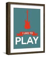 I Like to Play 7-NaxArt-Framed Art Print