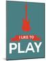 I Like to Play 7-NaxArt-Mounted Art Print