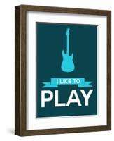 I Like to Play 8-NaxArt-Framed Art Print