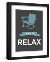 I Like to Relax 1-NaxArt-Framed Art Print