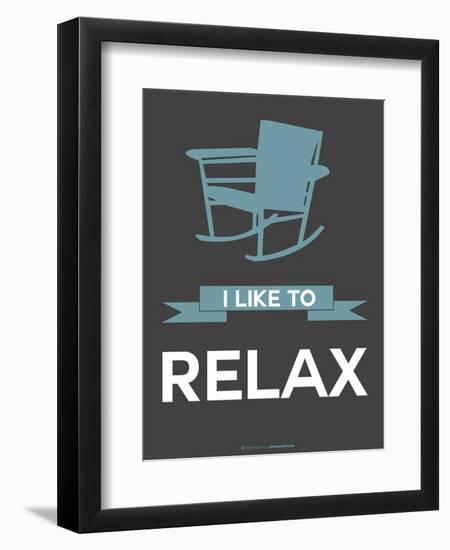 I Like to Relax 1-NaxArt-Framed Art Print