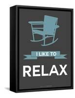 I Like to Relax 1-NaxArt-Framed Stretched Canvas