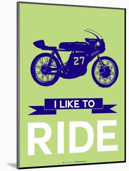 I Like to Ride 11-NaxArt-Mounted Art Print