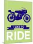 I Like to Ride 11-NaxArt-Mounted Art Print