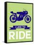 I Like to Ride 11-NaxArt-Framed Stretched Canvas