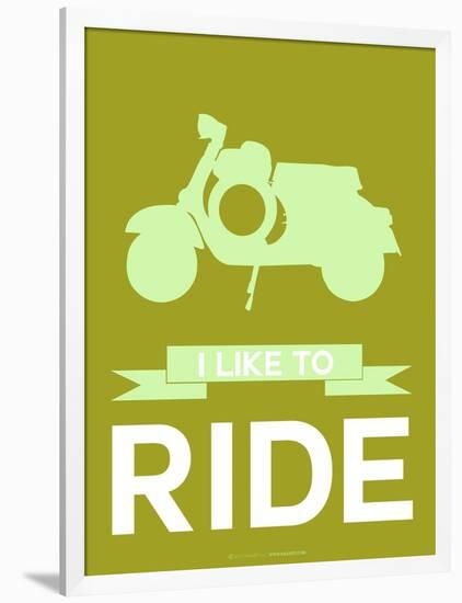 I Like to Ride 3-NaxArt-Framed Art Print