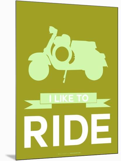 I Like to Ride 3-NaxArt-Mounted Art Print