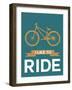 I Like to Ride 6-NaxArt-Framed Art Print